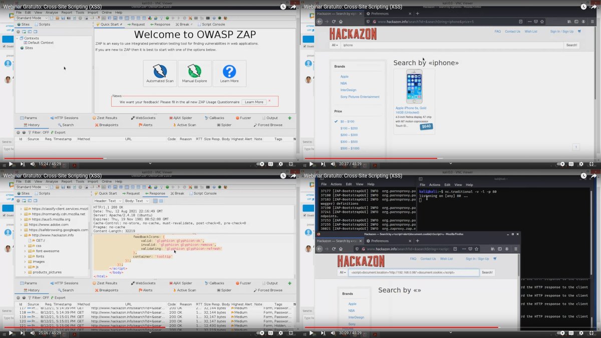 El Webinar Gratuito: "Cross-Site Scripting (XSS)" está disponible en video. #cybersecurity #hacking #readteam #bugbounty #forensics #osint 💡 reydes.com/d/?q=videos_20…