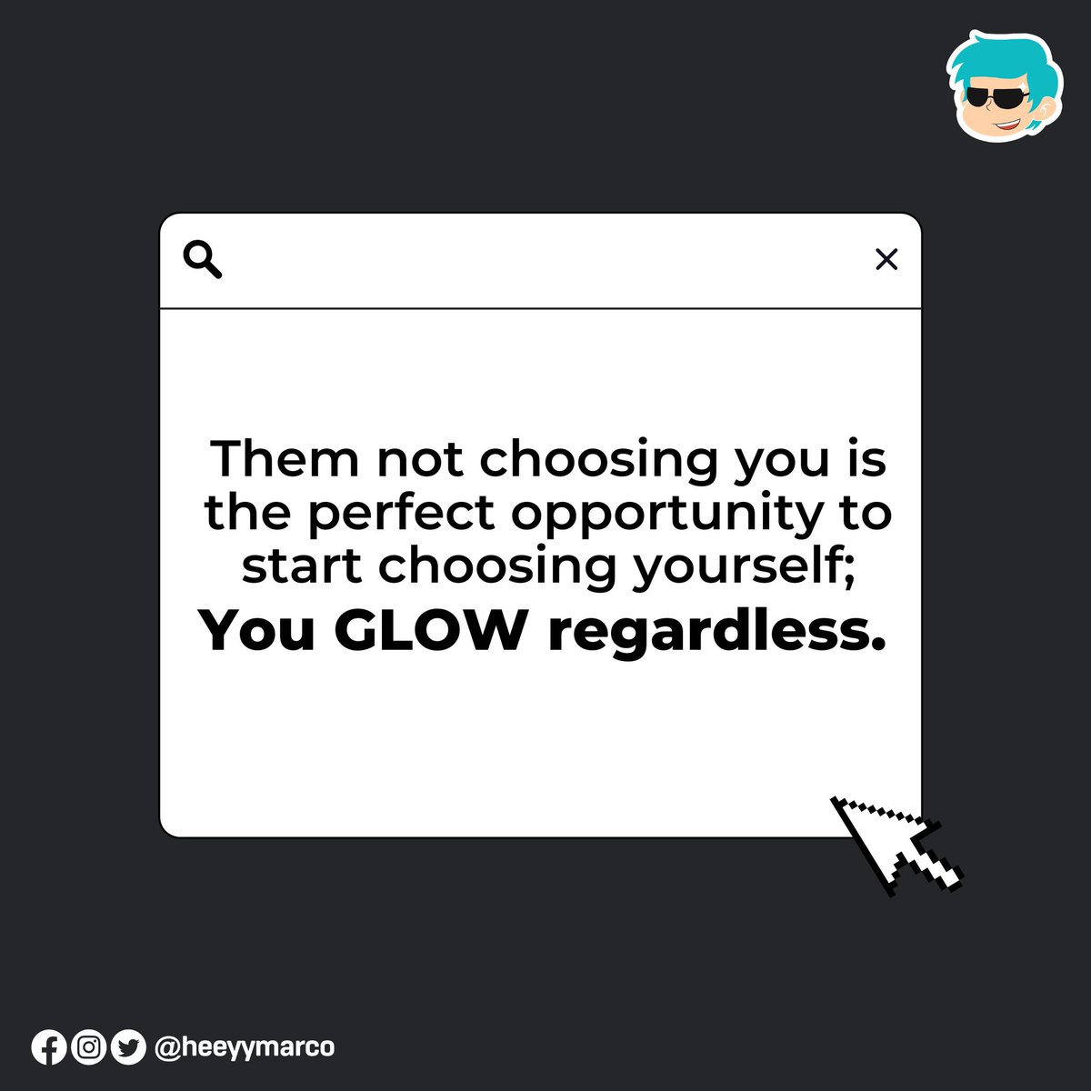 heeyymarco's tweet image. 𝗬𝗢𝗨 𝗔𝗡𝗗 𝗬𝗢𝗨 𝗔𝗟𝗢𝗡𝗘 𝗔𝗥𝗘 𝗘𝗡𝗢𝗨𝗚𝗛

#HeyMarco
#HeyMarContent
