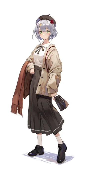カーディガンの練習 