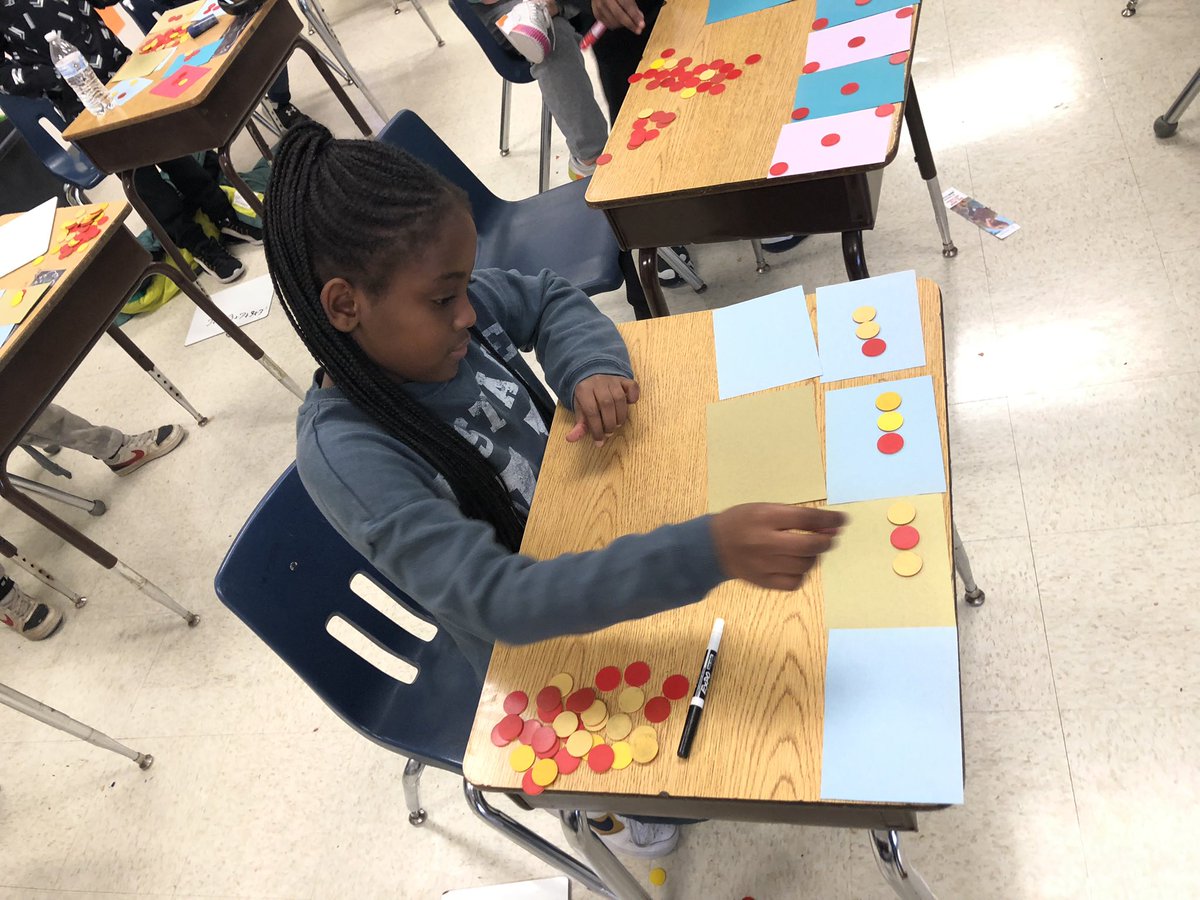 Mrs_Hill1030's tweet photo. Today we explored multiplication by identifying the number of groups and how many were in each group. These mathematicians were hard at work! #WeAreDES #ItsAKnightThing @ZumDardenne https://t.co/mVMEtDt081