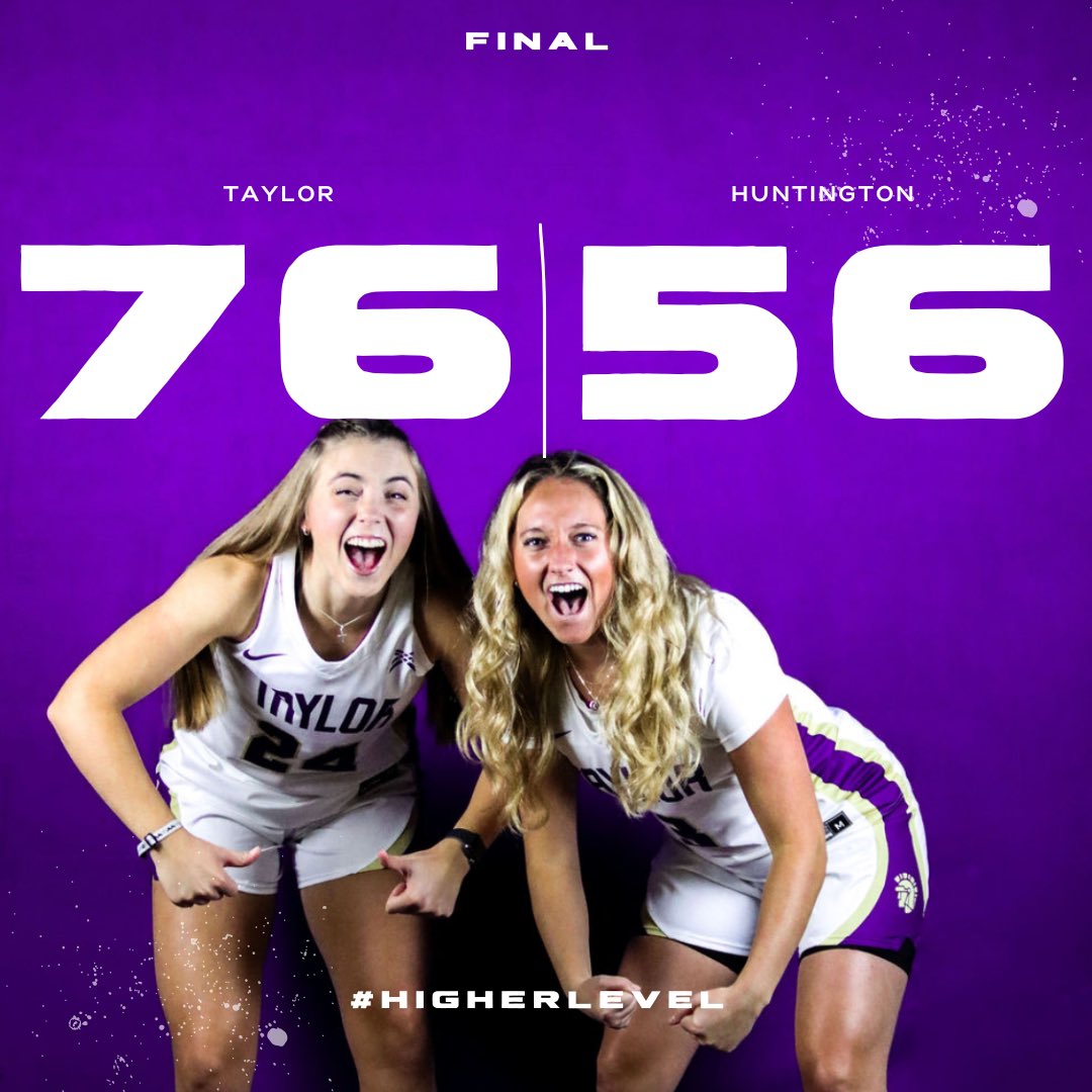 TaylorU_WBB's tweet photo. TUBB gets back in the win column with a 76-56 win over Huntington! Four Trojans finished with double figures led by double-double performances by Taylor Westgate and Gretchen Moll! 

#HIGHERlevel https://t.co/yIZwLWQLI2