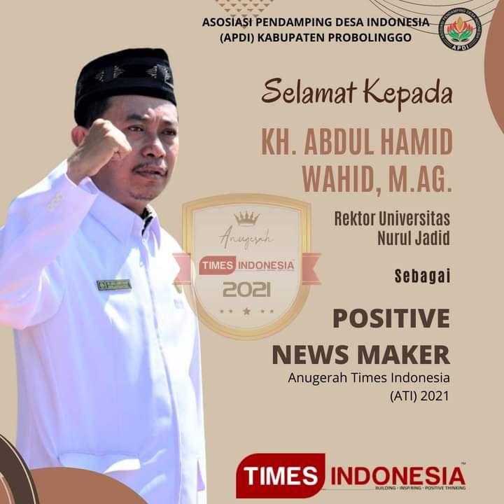 apdiprobolinggo's tweet image. Latepost

APDI Kab.Probolinggo mengucapkan Selamat Kepada KH. Abdul Hamid Wahid, M.Ag (Rektor UNUJA) sbg Positive News Maker ATI 2021

#ApdiProbolinggo