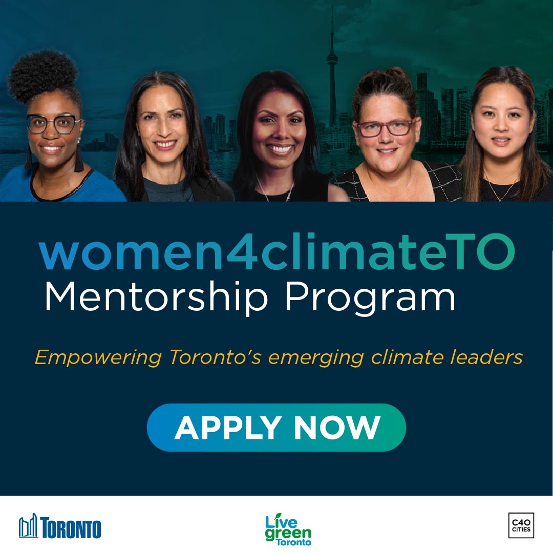 Would love to see some women from Willowdale apply for this City of Toronto Women4ClimateTO Mentorship Program (and also join our Willowdale Climate Action Roundtable). Apply by Dec 6th: toronto.ca/services-payme… #W4CTO #TransformTO #ClimateChange #LiveGreenTO