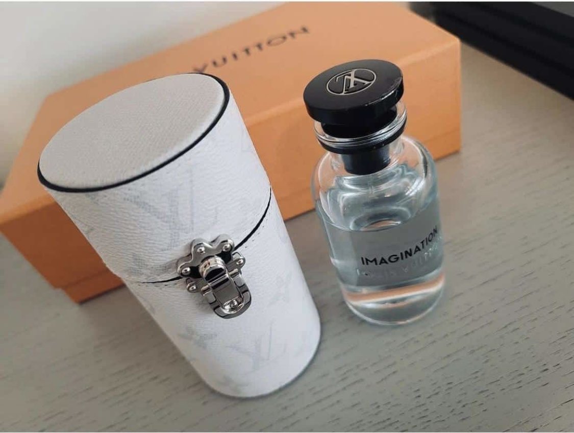 EPerfumeShop's tweet photo. This is breathtakingly good, the scent is fresh, young &amp; invigorating with a hint of mystique behind it. 
Super long longevity &amp; great silage. It pulls complements like crazy!
.
.
LV Imagination EDP for him, available in 100ml.
Price: N360,000
Free Delivery Within Lagos! https://t.co/NrxbUhINA5