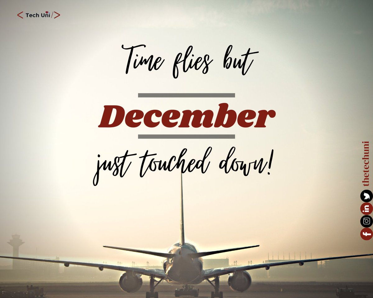TheTechUni's tweet image. December has finally arrived!!!

If you feel you haven&apos;t done anything all through the year, there is much you can still do within 31 days, beginning from now.

Act on it!

#thetechuni #December #December2022