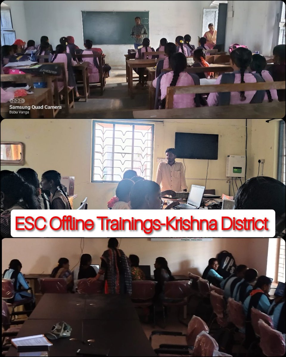 AP_Skill's tweet photo. @AP_Skill has Conducted Offline Trainings on @AWS - #BasicIT - #MSOffice and #TallyNaipunya at Employability Skill Centers at @KrishnaDistrict https://t.co/zPLv15hbFp