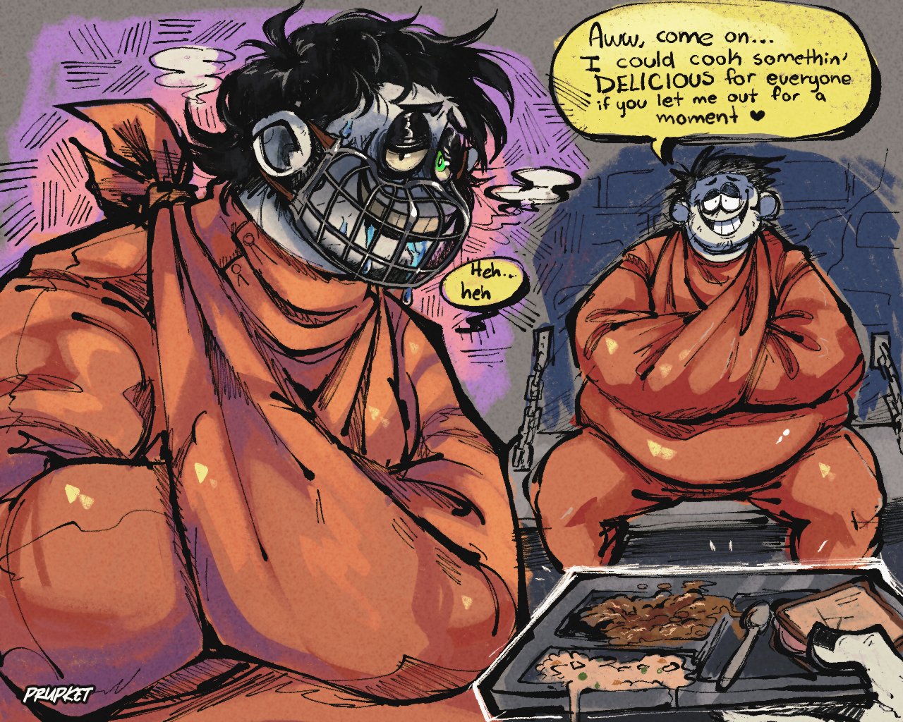 Pelo on X: RT @PRUPKET: Let a man enjoy his meal 🥩💖 #spookymonthfanart  #SpookyMonthBob #bobvelseb #BobVelsebFanart #spookymonth  t.coIcO08zYXNh  X