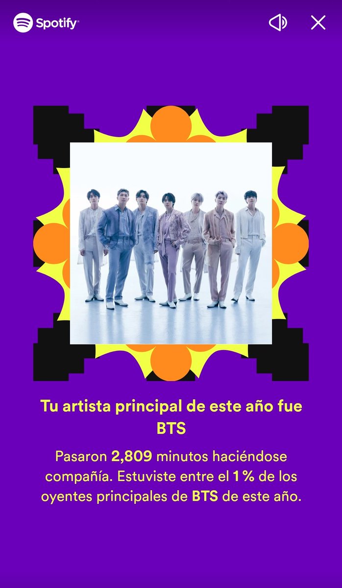 Nunnang2's tweet photo. 🥰 #Mi2022enSpotify #BTS #BTSARMY #SpotifyWrapped https://t.co/umrzIHxCIL