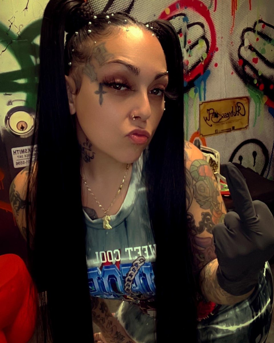 iamextinked's tweet photo. FEMALE TATTOO ARTIST & SHOP OWNER SINFUL PASSIONS TATTOOS #Femaletattooartist #tatted #mizzextinked #sinfulpassions #tattoo #tattooartist #tattooshop https://t.co/14hyTQQx9b