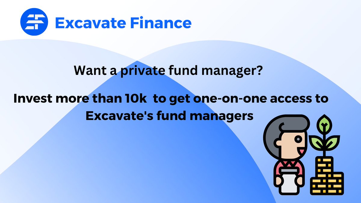 Looking for a private fund manager who can invest your investments? Look no further and visit: queue.excavate.finance 
#NFTs #Cryptos #cryptocurrency #BUSD  #DeFi #Blockchain