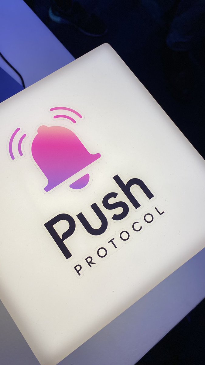 gm #ETHIndia 🌞🇮🇳 I’m here for #PolygonConnect with the <a href="/PushProtocol/">Push</a> crew! 🔔 

Come say hi, get swagged up 💜💖 and buidl like never before!