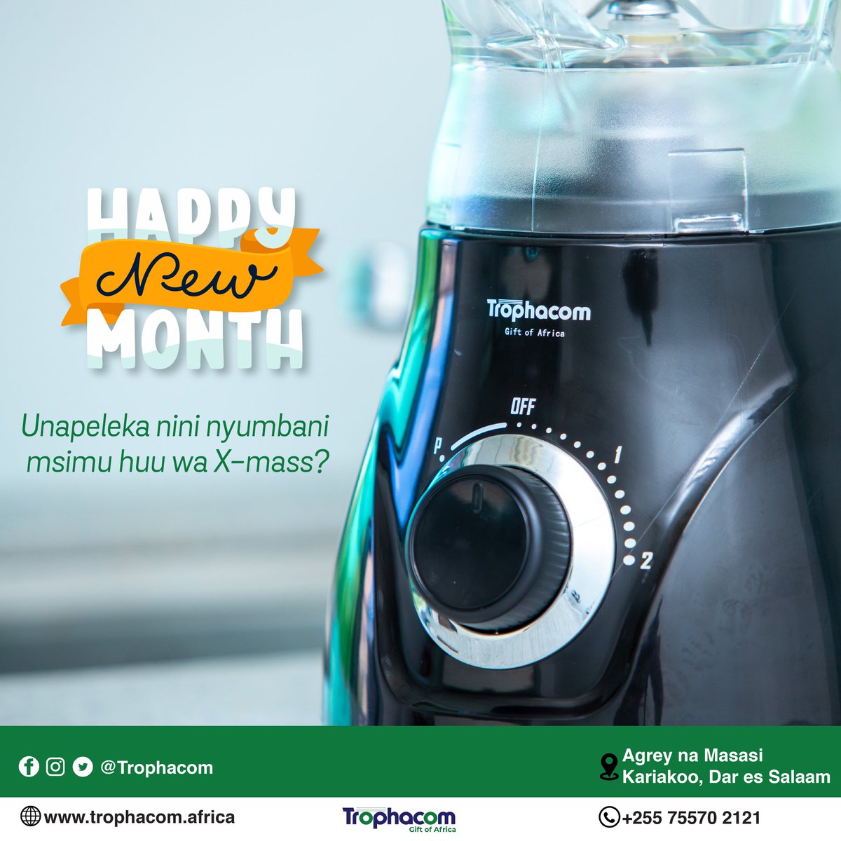 Unapeleka nini nyumbani msimu huu wa sikukuu?

#happynewmonth #trophacom