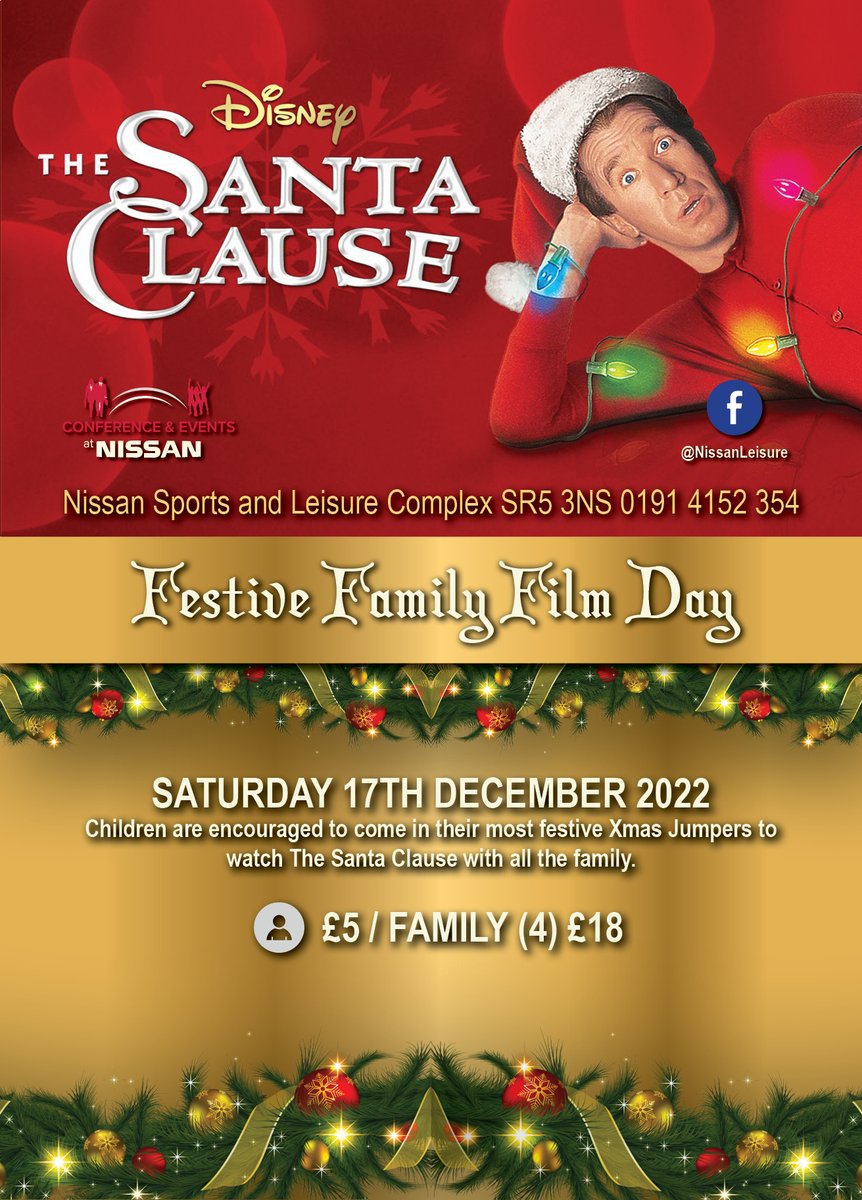 #NissanLeisureRewards #Giveaway #WIN #SpiritofChristmas Reply/Comment/message us tagging a friend/neighbour/family/charity you think deserves spoiling this Xmas and we'll choose some to give tickets to our Festive Family Film Day - 17th Dec.. Happy December :)