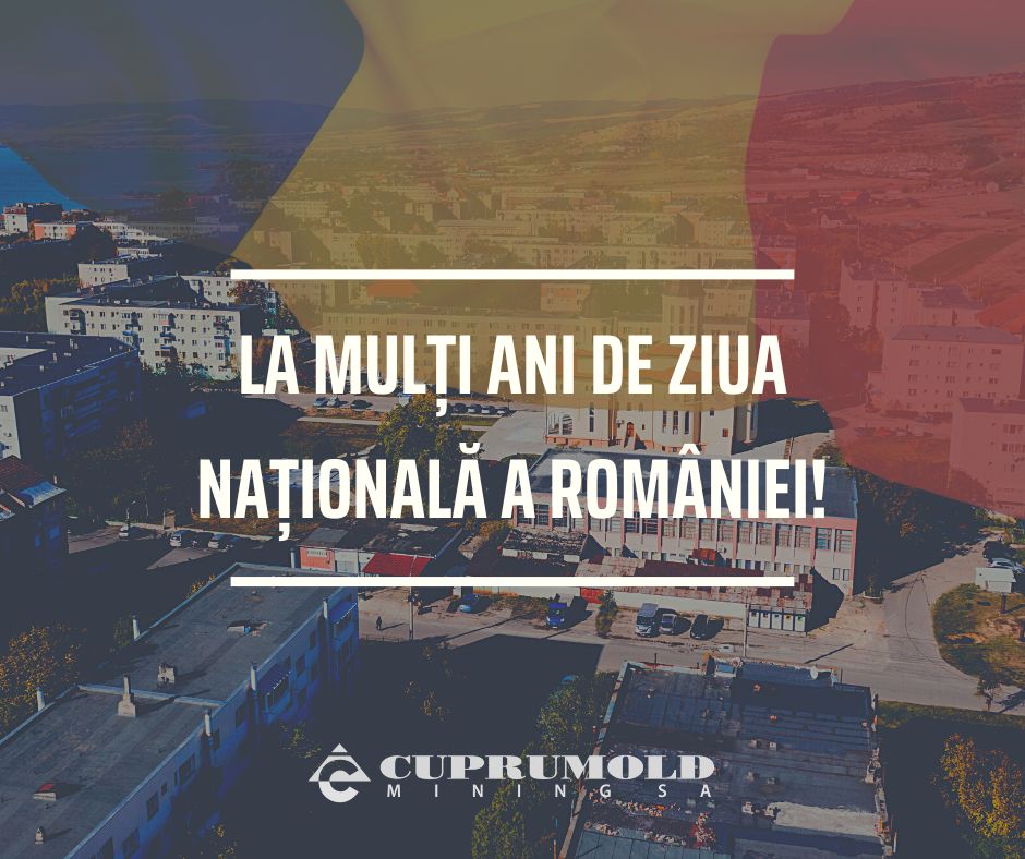 De #ZiuaNaționalăaRomâniei, ne dorim ca prezența #CupruMold la #MoldovaNouă să reprezinte o invitație pentru toți cei plecați în străinătate, la muncă, să revină acasă. Investim în #România, investim în #români.

La mulți ani, România!
La mulți ani, dragi români!