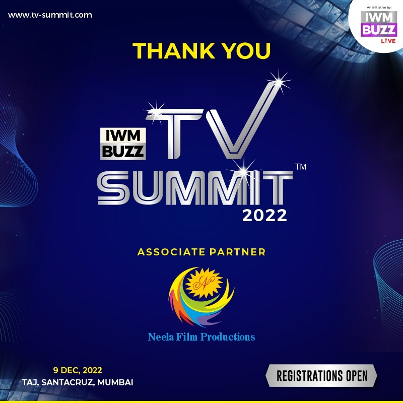 iwmbuzz's tweet photo. Thank You @TMKOC_NTF For Partnering With TV Summit 2022

Register here: https://t.co/IESeUBYzZo

#tvsummit #iwmbuzz https://t.co/QDaz2hLC2D