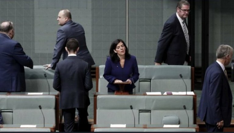 DavidNeyland2's tweet photo. @juliahbanks @belinduhpyne 4 years on &amp; the LNP are still treating female members like this...#auspol https://t.co/Kbc67Opauf