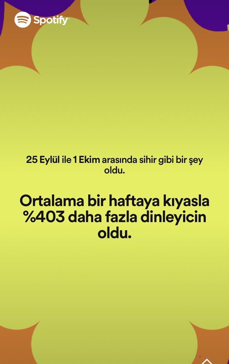 Spotify karnemiz 🥹 
Emeği geçen, dinleyen herkese teşekkürler 🫶
Yeni sezonda görüşmek üzere 🍀