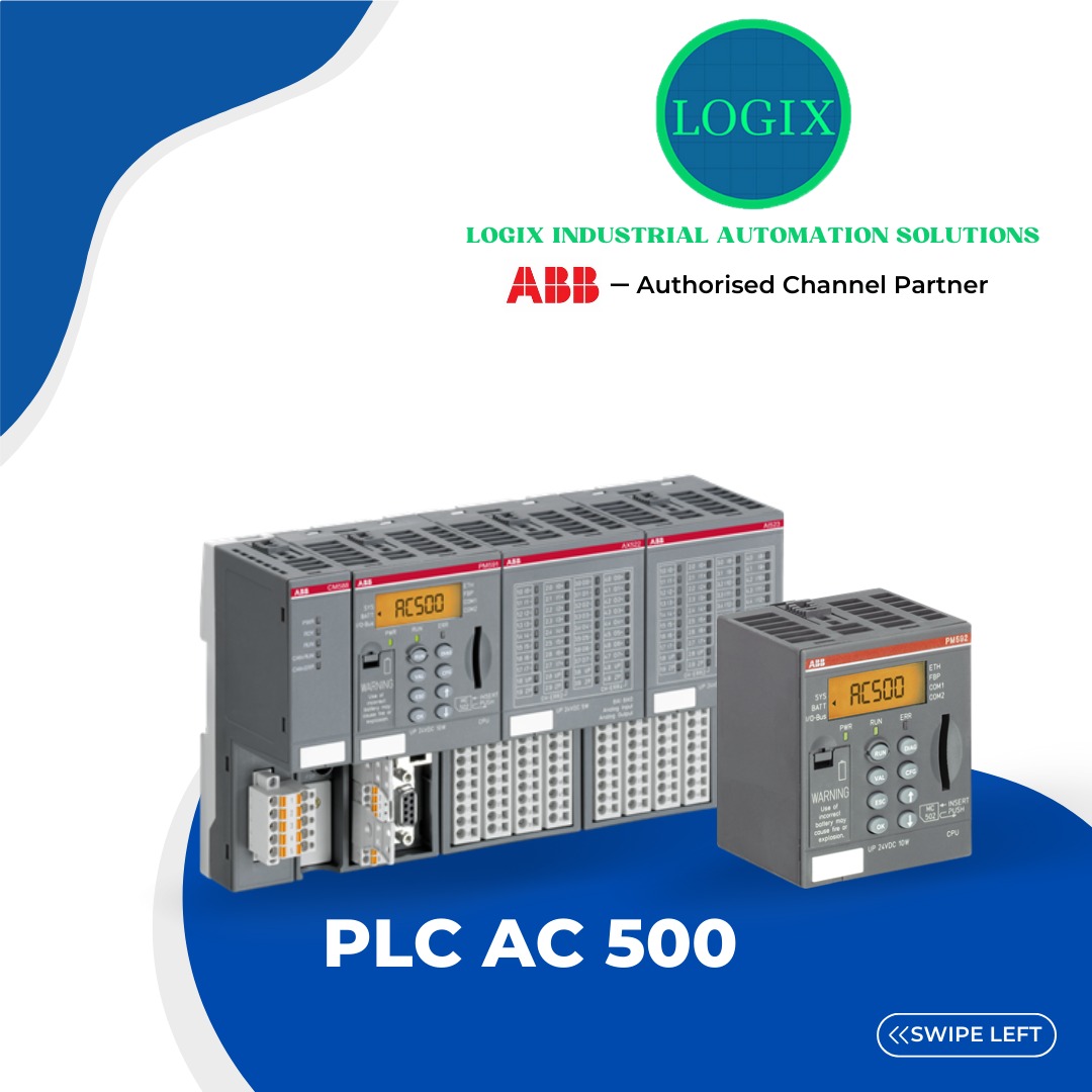 logixias's tweet photo. PLC AC 500 is for sale this will be used by both large and small industries.
This product is avail in Logix Industrial Automation Solutions.
For More Info Visit Us At: https://t.co/QpZhkKAMrA
Call Us: 7680902312
.
#Logix #vizag #plcac500 #Authorizeddealers #abbpartners #industry https://t.co/NUFoT0Zulr