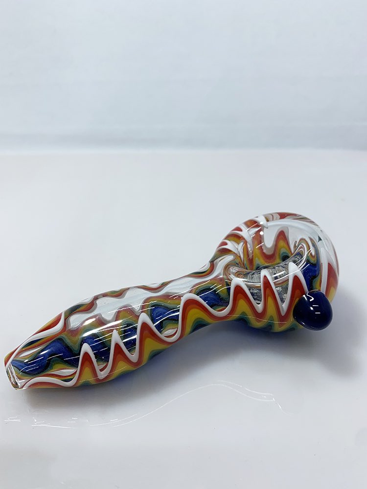 steamcrocodile1's tweet photo. Fantasy Stripe Glass Hand Pipe smoking pipes Spoon pipes https://t.co/Qir2qUqXHL