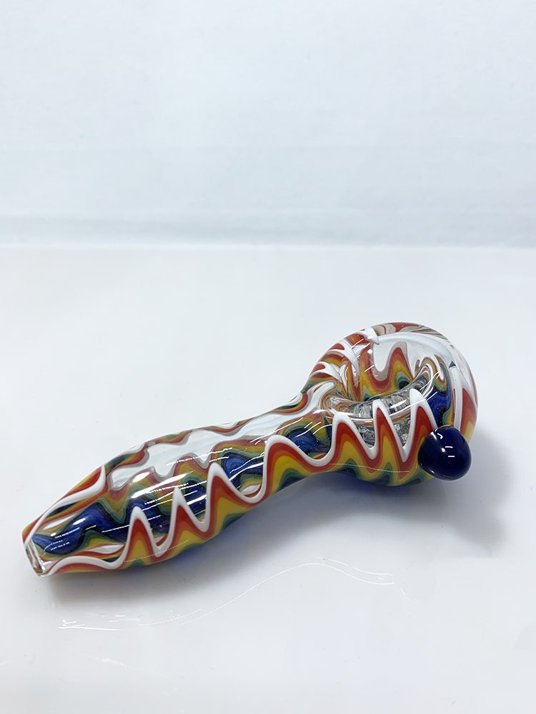 steamcrocodile1's tweet photo. Fantasy Stripe Glass Hand Pipe smoking pipes Spoon pipes https://t.co/Qir2qUqXHL