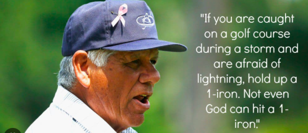 Happy 83rd birthday to Lee Trevino. The older I get, the better I used to be.   