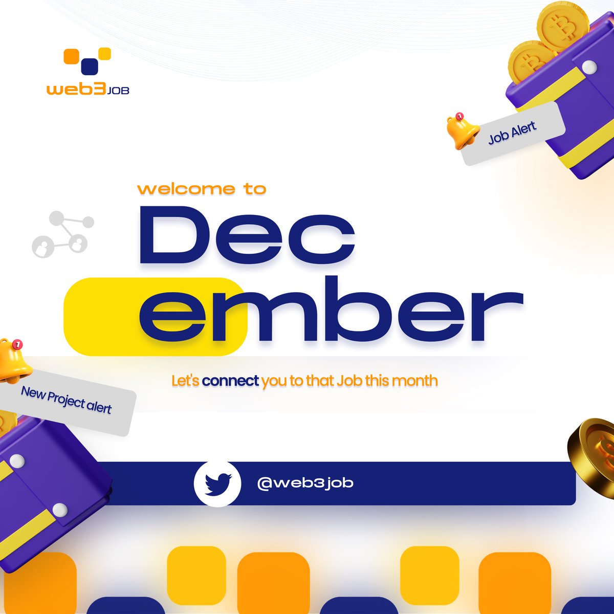 officialweb3job's tweet image. Connecting the right expert for the deal and bringing excellence delivery on web3. Welcome to last month of Q4 in 2022. #Web3 #web3job #projecthunt #JobAlert