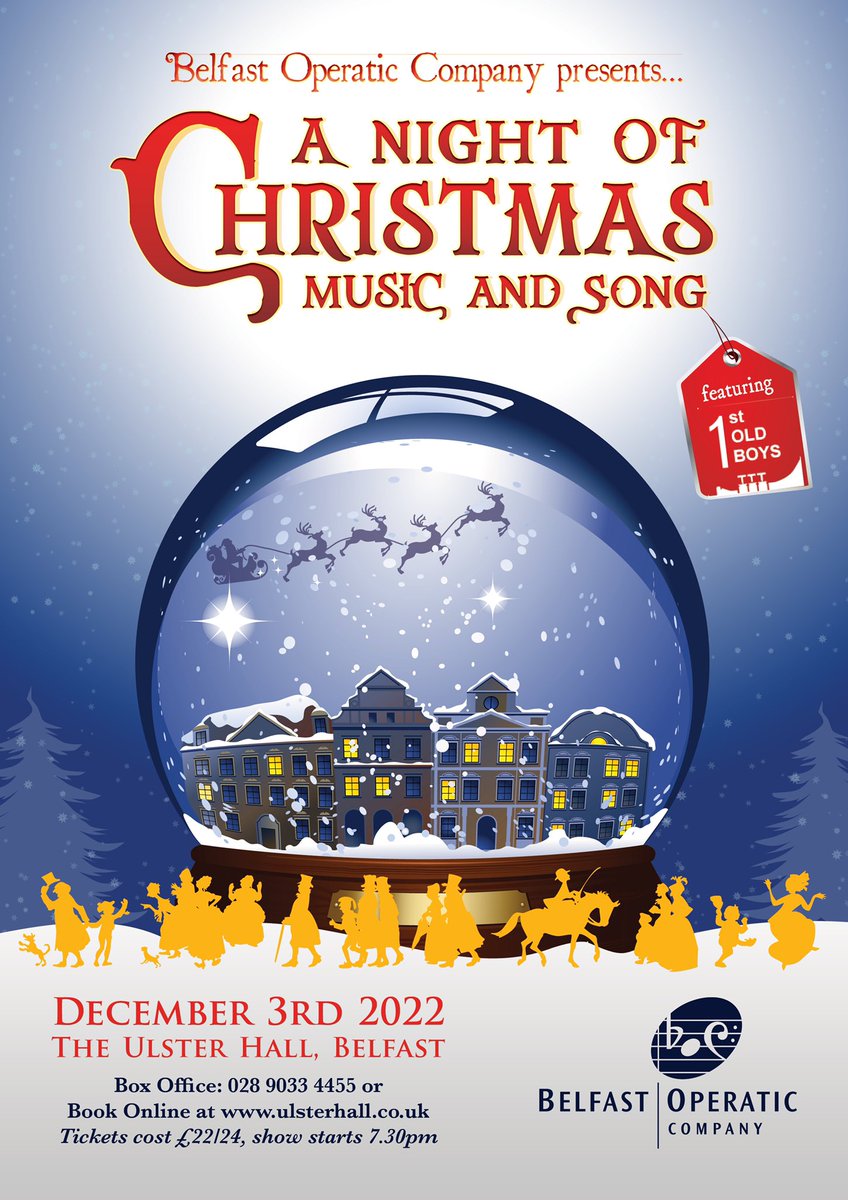 jonathanwcorry's tweet photo. Looking forward to this concert on saturday evening with @1stOldBoys & @BelfastOperatic in the stunning @UlsterHall - both groups sounded on fire at their last rehearsal! #1OB #BOC #belfast #music #arts #choir #brassband #Christmas https://t.co/ZngGAAgmH0