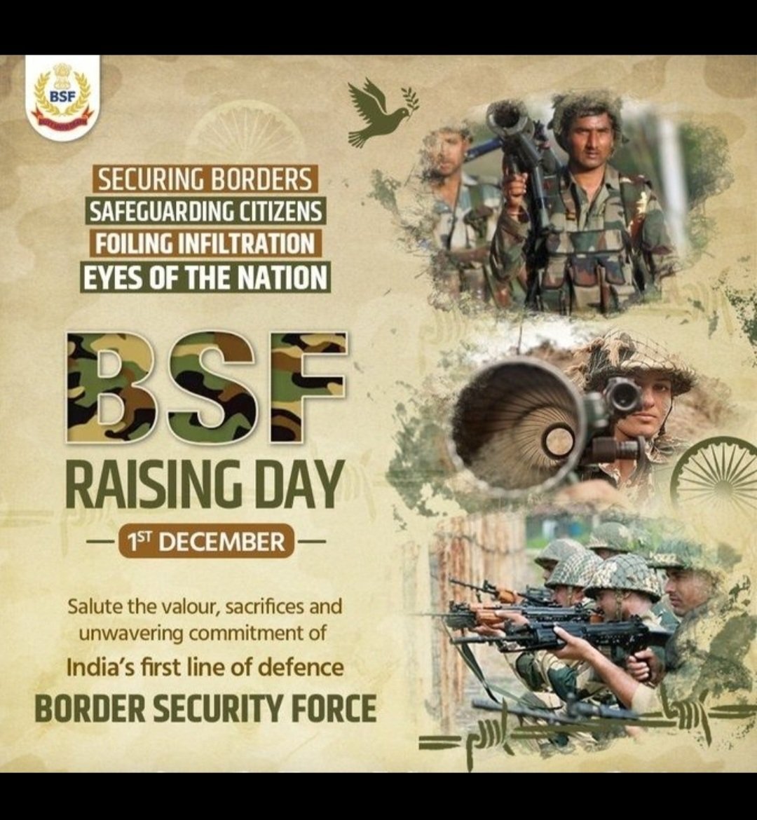 BaksharajK's tweet photo. सभी सीमा प्रहरियों को शुभकामनाएं https://t.co/g5GvHfxTXa
