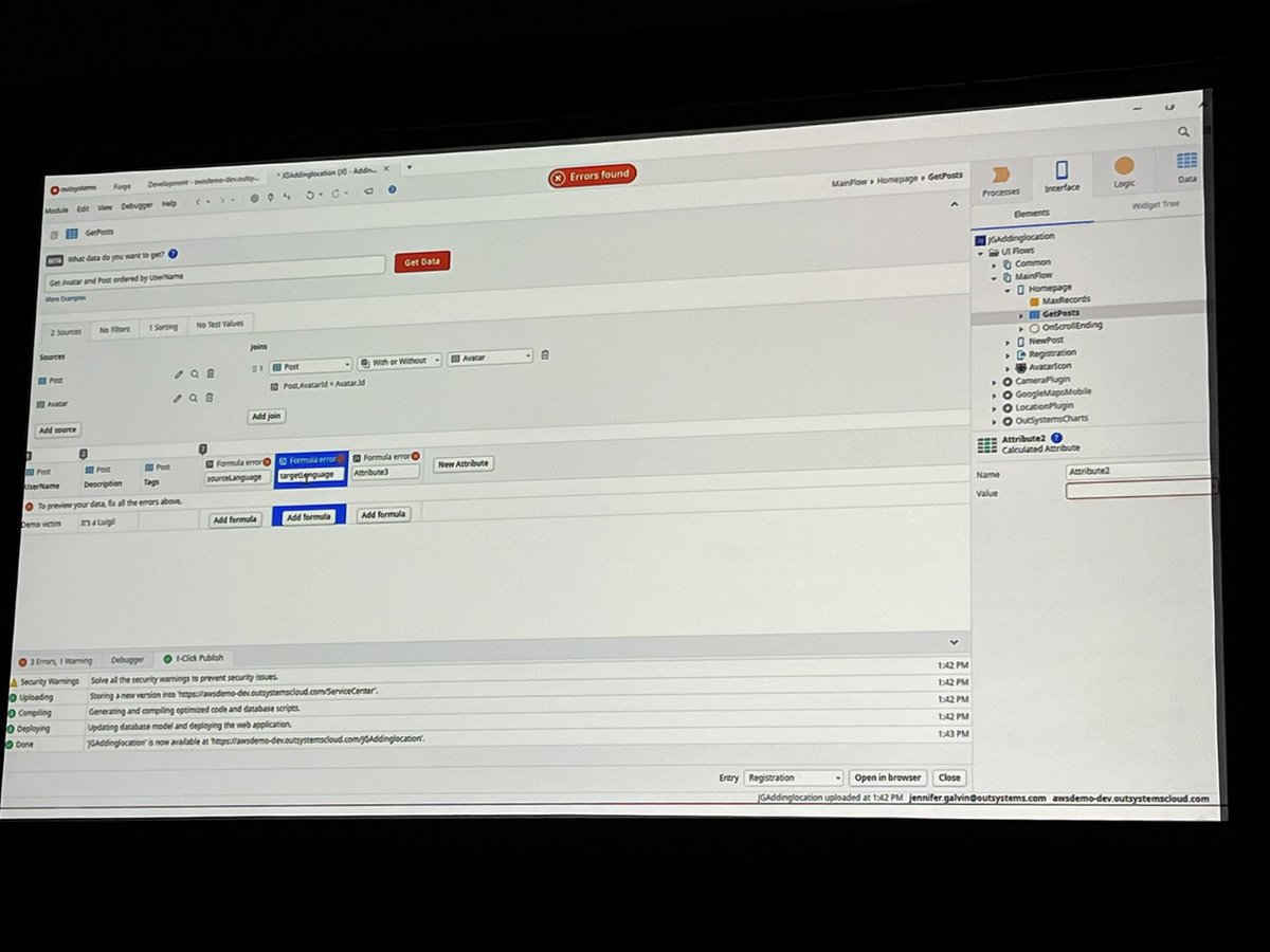 OutSystems's tweet photo. #DYK you can add source language translation into your apps via #OutSystems? We are using  #AmazonTranslate to make the magic happen as part of our “OutStagram” demo here @AWSreInvent! #ProductPlacement https://t.co/Ww1hkHhX6Z