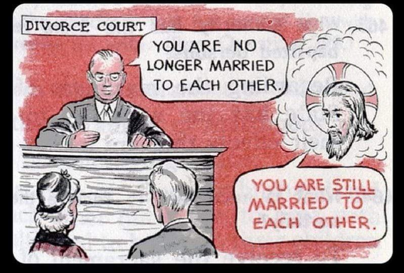 MemesForChrist_'s tweet photo. Divorce isn't real. https://t.co/00ZjUIjzHB