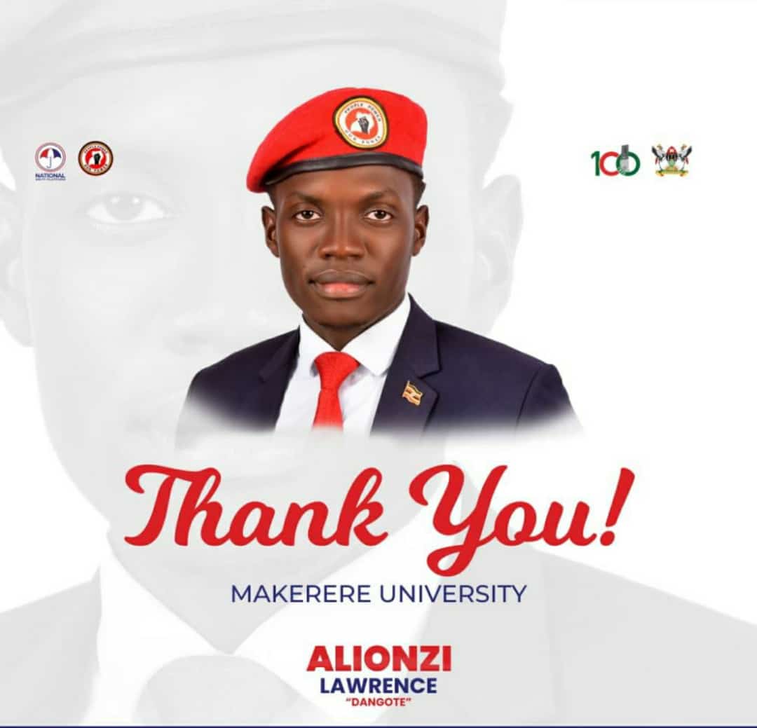 LAlionzi's tweet photo. A single orphan to a peasant mother is now the 88th Guild President of the region's most prestigious university; what better definition for 'A Hill of Endless Possibilities'? 
God did, he always does 
Thank you, Gallant Makerereans and  @NUP_Ug https://t.co/q29gVlcphI