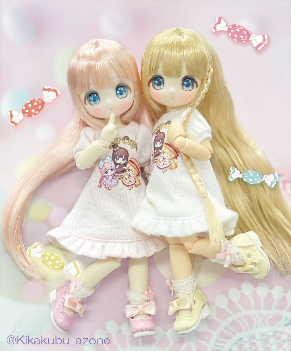 シュガーカップス 】 #シュガパII で再販💕キャンディールルちゃん達に