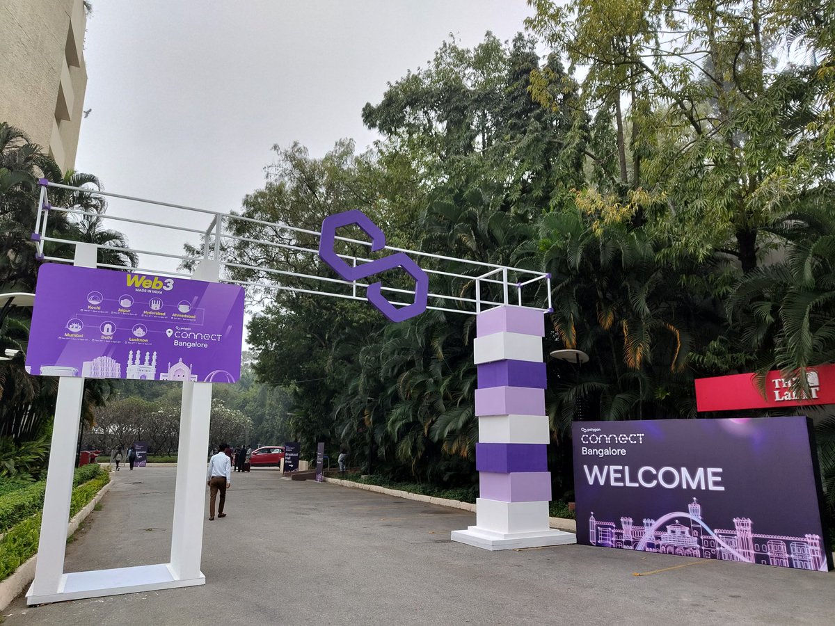 I am at Polygon Connect. Where are you? 

#PolygonConnect