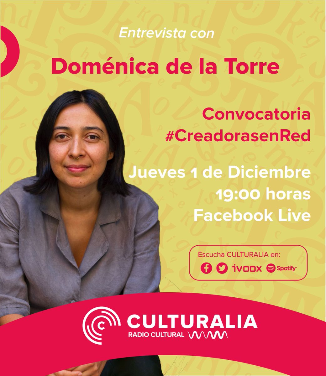 CulturaliaMX's tweet photo. Conoce la fusión de activismo y arte que realiza Doménica de la Torre, quien es parte de #CreadorasenRed de @RedLab1 https://t.co/agEsmVRY75