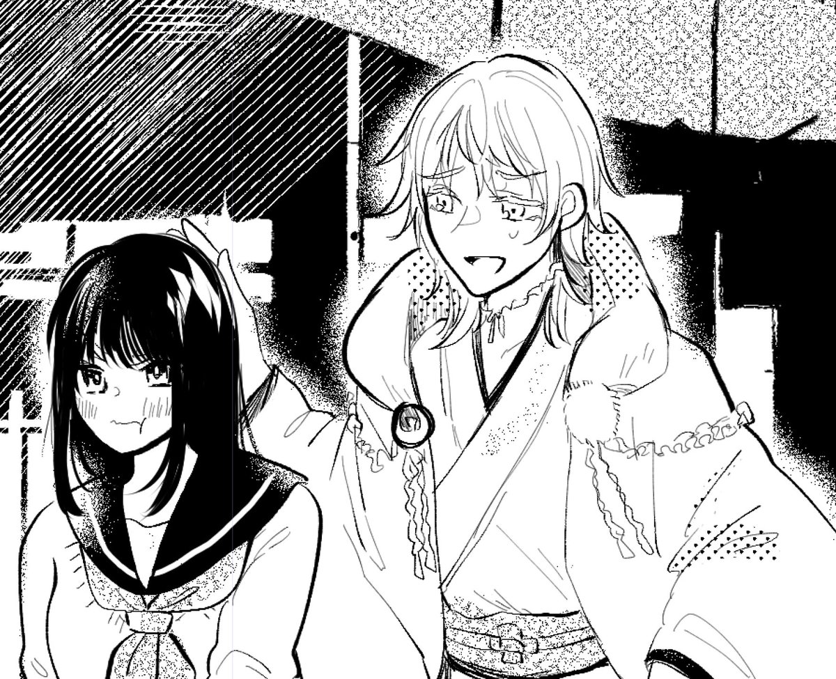 鶴さにをかいたよ
そういえば漫画のネームはあるんだけどまだついったーにお出ししてないね・・・ 