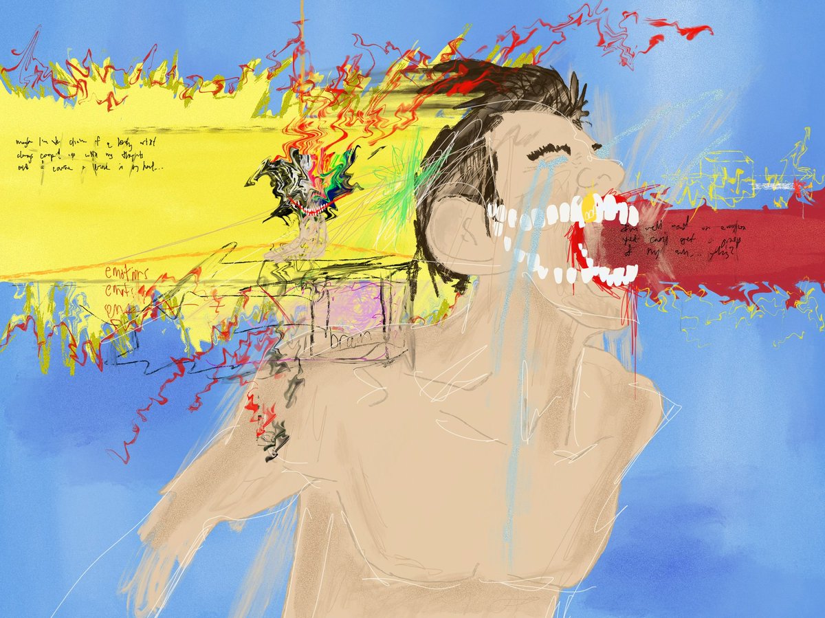 500arts's tweet image. emotions escaping me (2022)