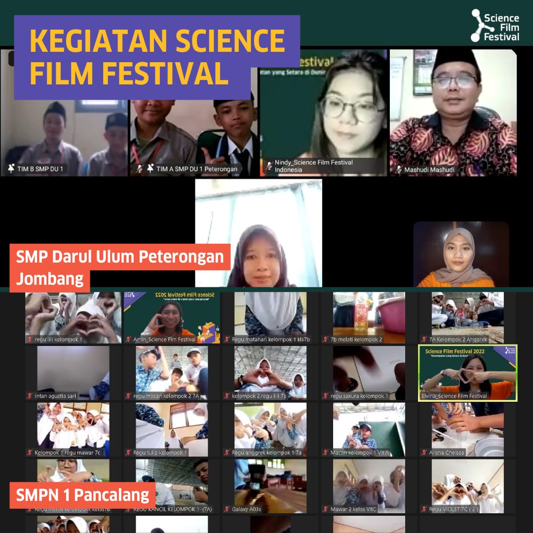 ScienceFilmFest's tweet image. Halo #SahabatSFF
Hari terakhir Science Film Festival Indonesia 2022 diadakan di beberapa sekolah di Indonesia, yaitu Prime One School Medan, SMP Darul Ulum Peterongan Jombang, Dinas Pendidikan NTT, SMPN 1 Pancalang, dan SMKN 1 Batukliang Utara NTB👩‍🔬👨‍🔬
#EqualOpportunitiesInScience