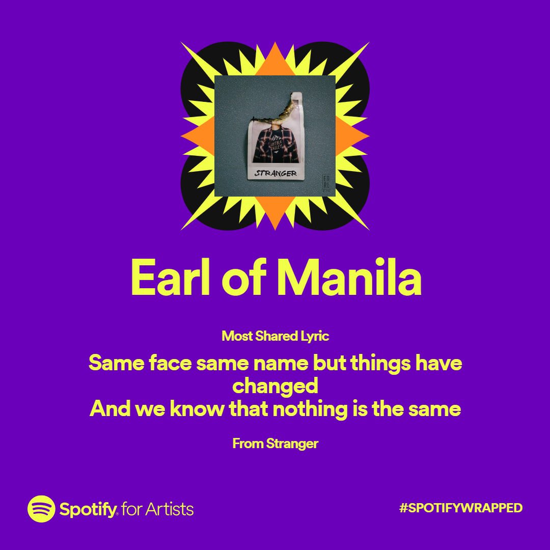 earlofmanila's tweet photo. #SpotifyWrapped

Thanks for coming along with me this year. I can’t wait to share the new album!!! ❤️

‘Halo-Halo’ debut album out next week. 🍧 Pre-save: https://t.co/4DBESJjDRW

Album launch RSVP: https://t.co/ZHj3zMaqe6

 @Spotify 
#eomhalohalo #earlofmanila https://t.co/UWXvvMxZkV