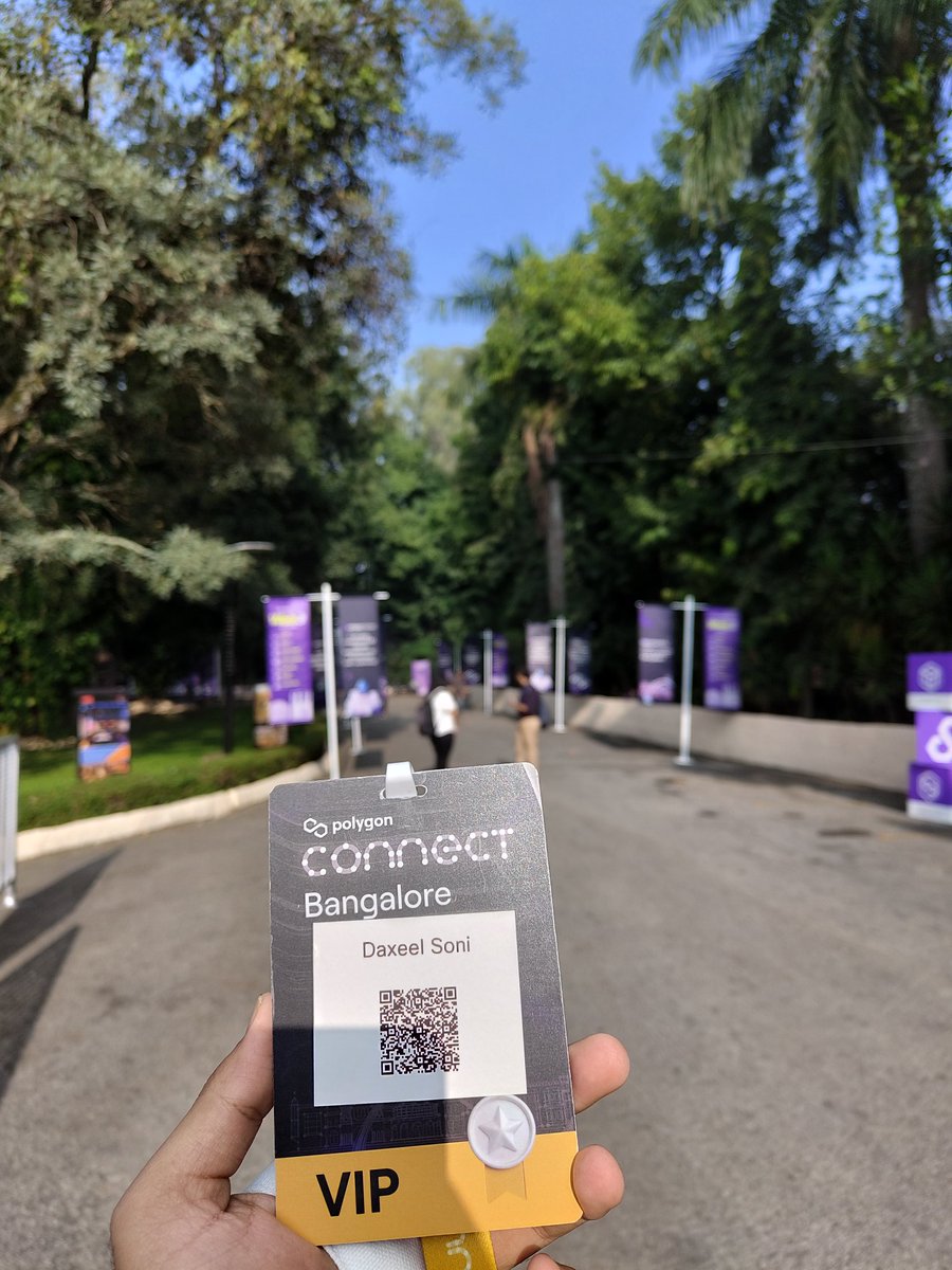 I am officially in 💜

#PolygonConnect