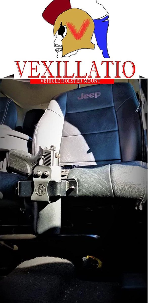 Available on Amazon 
4 Option Vehicle Holster Mount a.co/d/gyKe3IL
