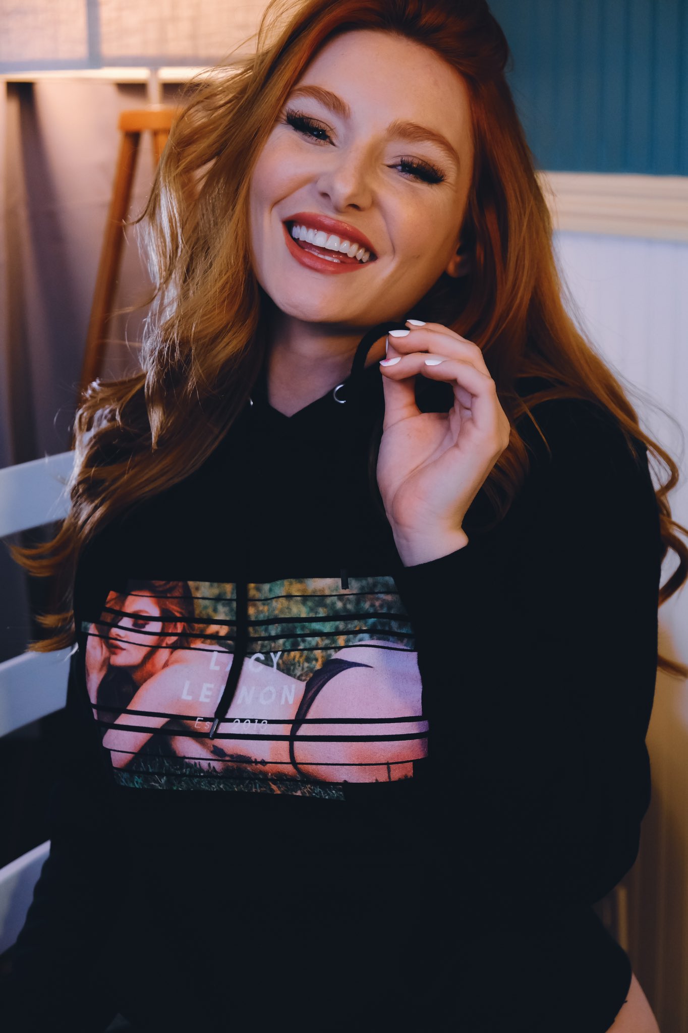 TW Pornstars - 1 pic. LacyLennon. Twitter. UPDATE ON HOODIE SIZES