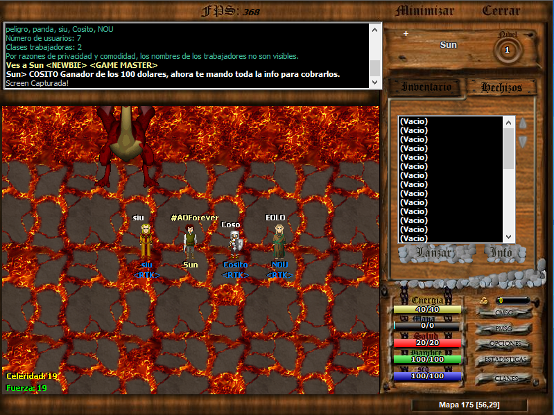 AOF_ARGENTUM's tweet image. ¡Tenemos al primer 47 dentro del servidor Argentino!

La recompensa de los $100 USD finalmente se la ha ganado el personaje COSITO.

#Levelmax #MMORPG #ArgentumOnline #Nosetu #STEAM #ArgentumOnlineForever #RecompensaNosetuInc