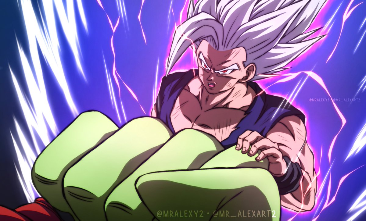 MrAlexY2's tweet image. DBS Super Hero but dbs broly style (1/?)