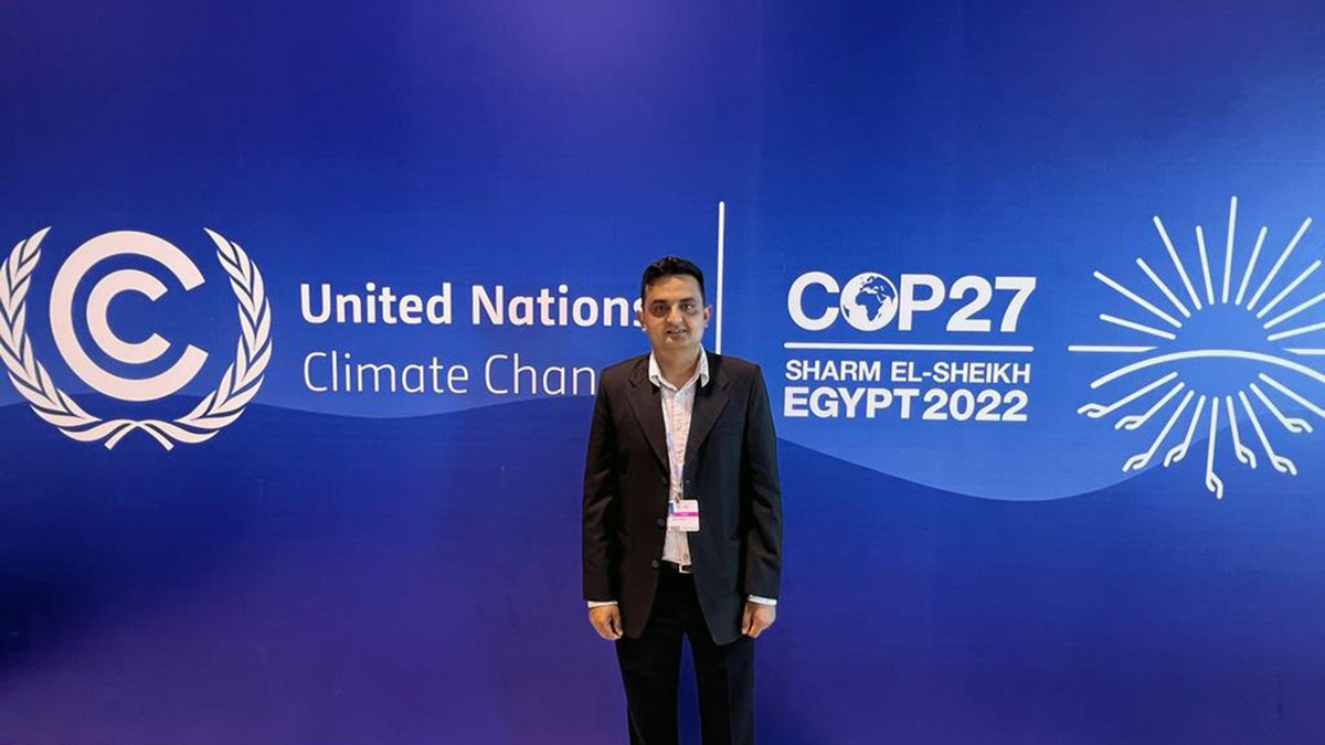 PhD candidate <a href="/shiva_khanal/">Shiva Khanal</a> from Western's Hawkesbury Institute for the Environment has recently presented his research at #COP27, sharing insights into modelling of forest carbon in #Nepal, helping shape international climate change policies.🌏👏🍃
MORE: bit.ly/3itzPna