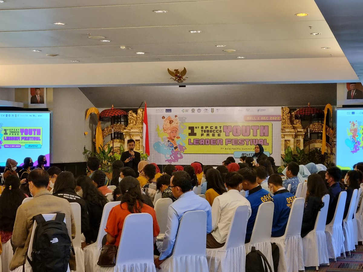 renztamayo's tweet photo. Happening now: 1st #APCAT Tobacco-Free Youth Leader Festival

A pre-event of the 7th Asia Pacific Summit of Mayors https://t.co/YsVaHLEZK4