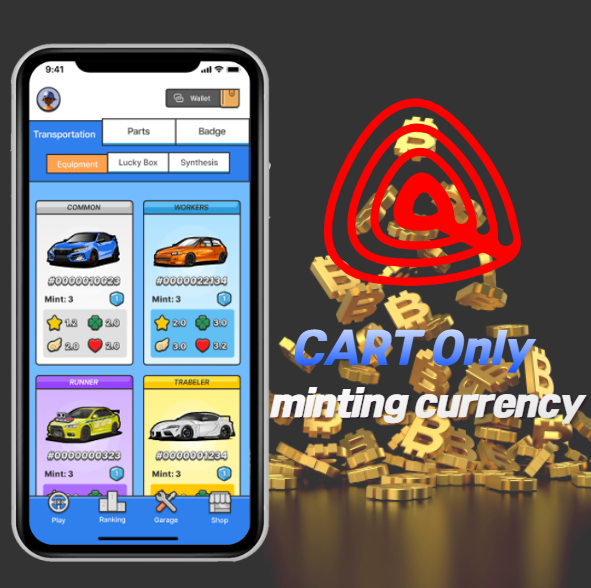 Carypto4's tweet image. What do you need to mint an NFT car? CART!

 carypto.io
#GPS #earncoin #coin #mining #coinmaster #publictransportation #rentcar #nftcars #nftcommunity #cryptocurrency #nftmarketplace #crypto #metaversegames #cryptomoney #cryptocoin #cryptonft #nftartfinance