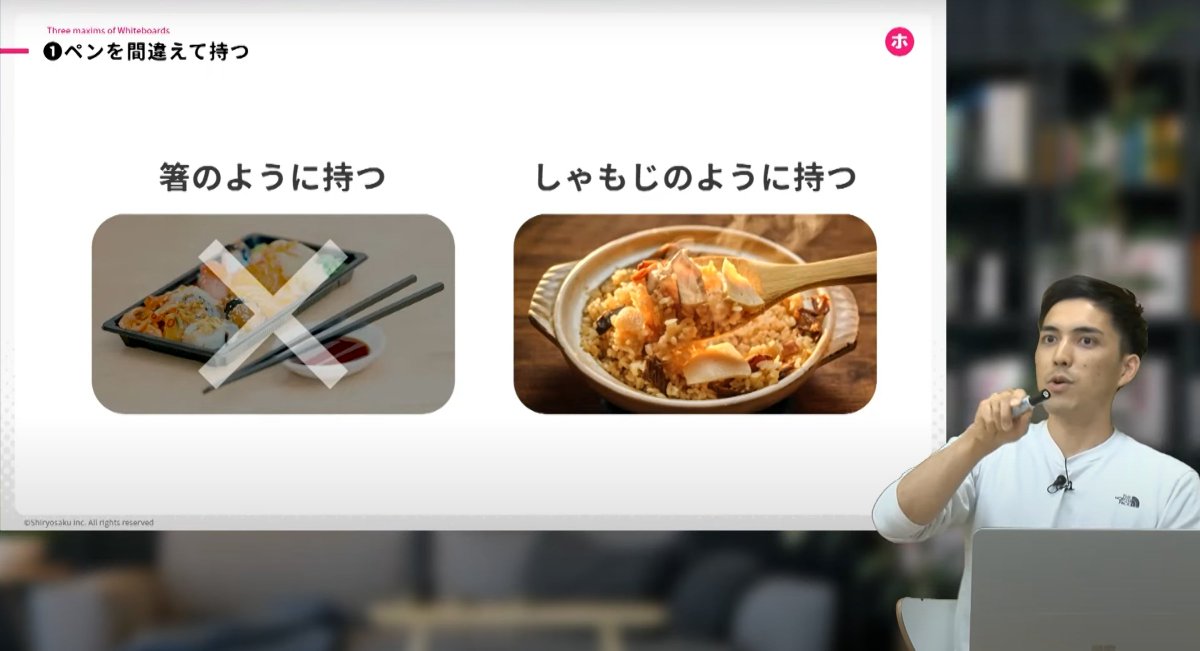 ホワイトボードの使い方の極意について、Schooの特別講座で解説しました。 