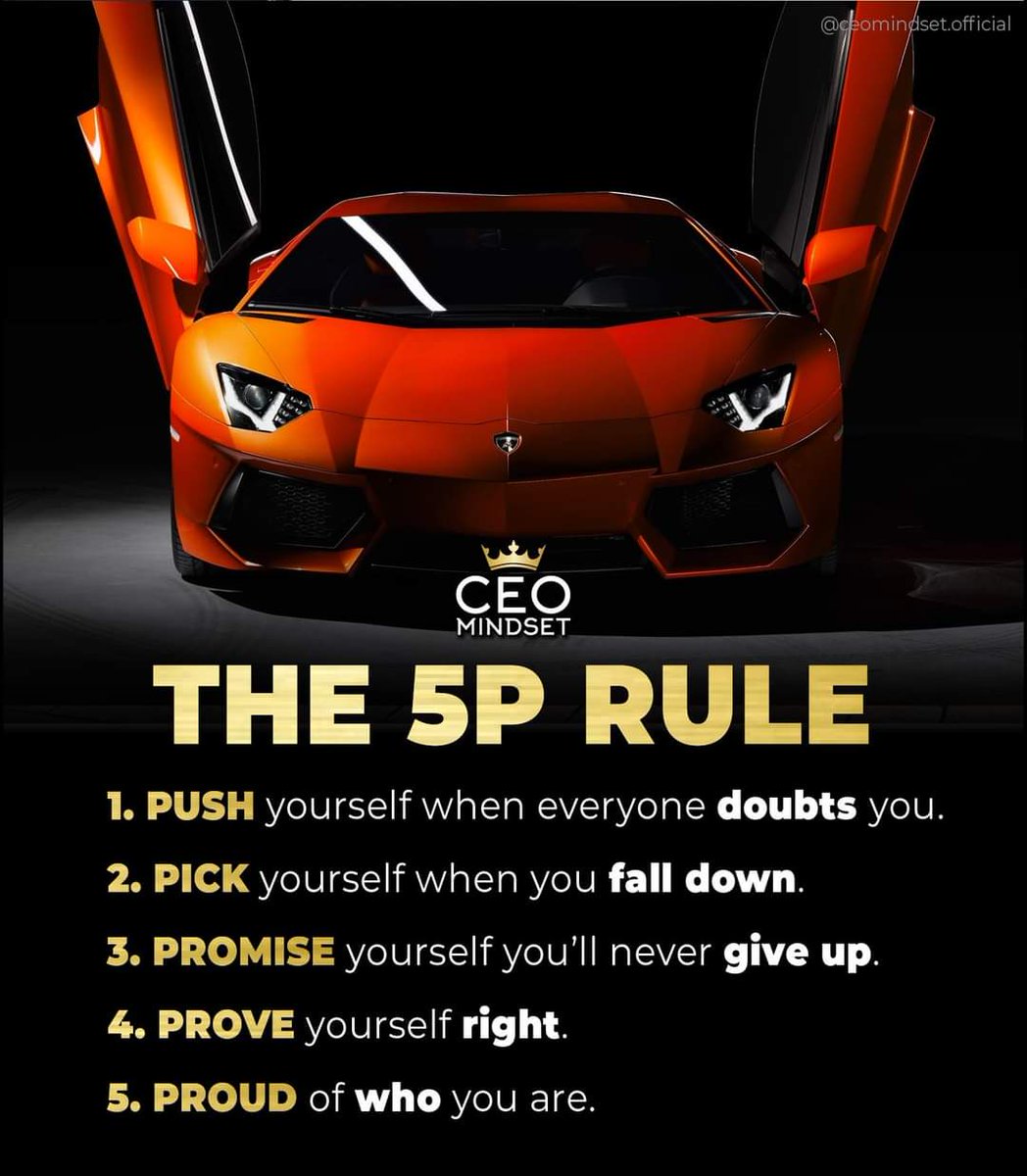 DrRaviWairagade's tweet photo. 5P Rule for High Performance Mindset.
#Motivation #MotivationalQuotes #motivationalspeaker #drrv #advancedhealth #CEO #CEOs #successquotes #BillionsClub #billionaire #millionaire #wealth #wealthcreation #trillion https://t.co/AbewWWeEWX