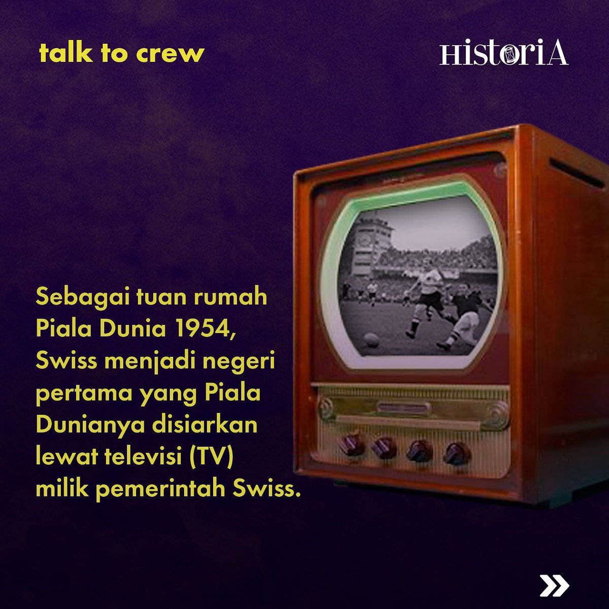 historia_id's tweet photo. Saksikan Talk to Crew Awal Mula dan Serba-serbi Piala Dunia.
Jumat, 2 Desember 2022. Jam 16.30 WIB. Live di semua sosmed historia. Id
#talktocrew #talktocrewhistoriaid https://t.co/Jxxj0Kv1sG