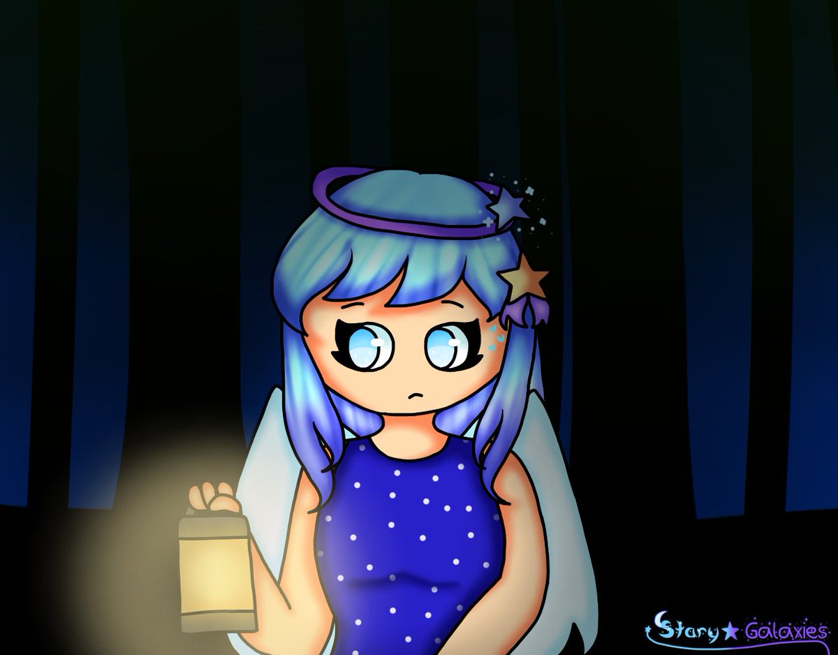 StaryGalaxies's tweet photo. Had no idea what to do for this month. Much like having the idea for meteor with candles, I also had the idea for stary with lanterns. So, here’s something. https://t.co/qlrOeahNbK